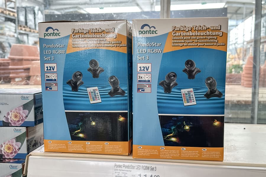 2 LED Unterwasserscheinwerfersets Pontec PondoStar LED RGBW Set 3